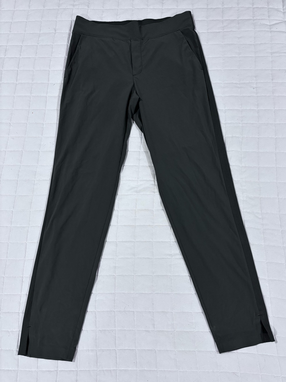 Athleta Brooklyn Ankle Pants Women’s 6T Gray/Green Stretch Performance Athletic